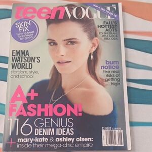 Teen Vogue Magazine August 2013 Featuring Emma Watson